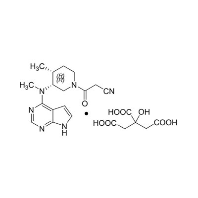 (3R,4R)-4-metyl-3-(metyl-7H-pyrrolo[2,3-d]pyrimidin-4-ylamino)-b-okso-1-piperidinpropaannitril: 2-hydroksy-1,2,3- propantrikarboksylat