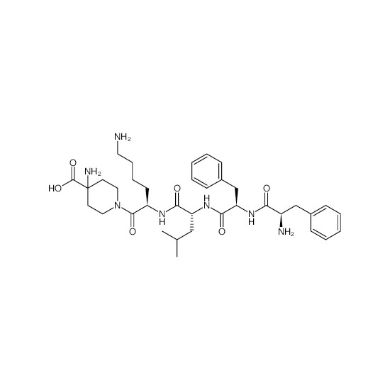 1-(D-fenylalanyl-D-fenylalanyl-D-leucyl-D-lysyl)-4-aminopiperidin-4-karboksylsyre